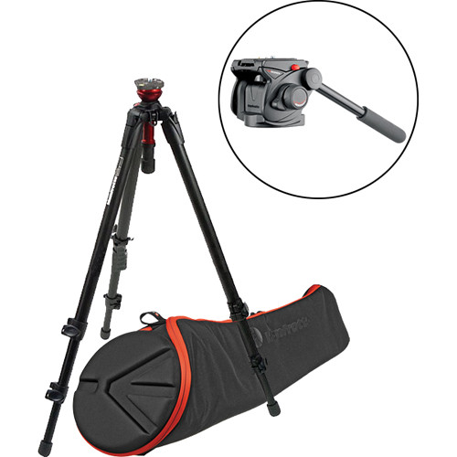 Manfrotto 745XB MDeVe Video Tripod Kit with 503HDV Fluid Head & Bag