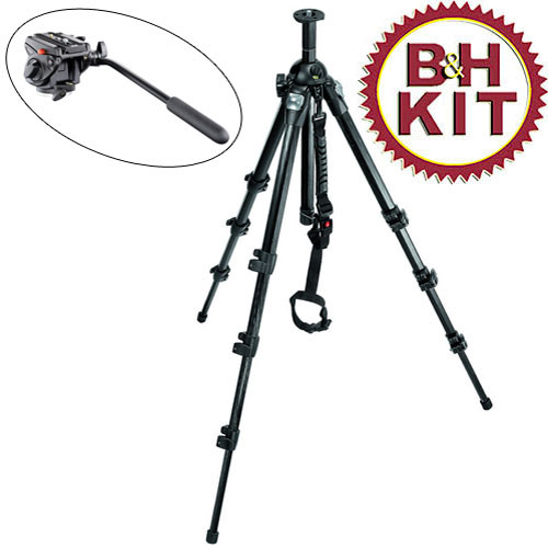 Manfrotto BO055MF4701H Professional MagFiber Tripod System (Black)
