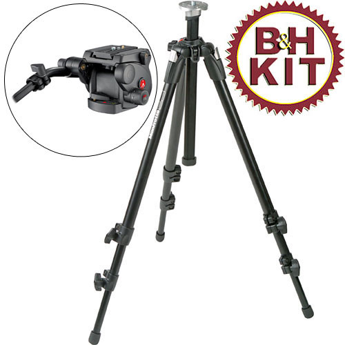 Manfrotto BO055XB503H 055XDB Pro Tripod with 503HDV Fluid Video Head