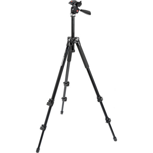 Manfrotto MK293A3-A3RC1 3-Way Aluminum Tripod Kit RC1