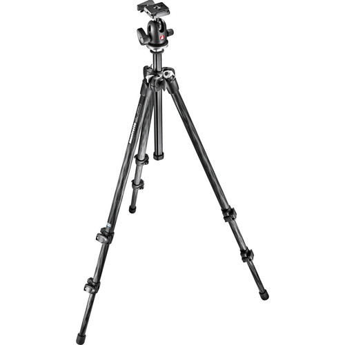 Manfrotto 294 Carbon Fiber Tripod with 496RC2 Ball Head