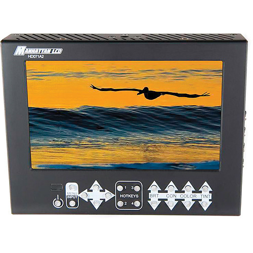 Manhattan LCD HD071A2 7.1" HD Pro LCD Monitor (Canon Battery Plate)