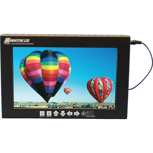 Manhattan LCD HD8920 8.9" 720p Pro Field Monitor w/ Dual HD-SDI & Panasonic Battery Plate