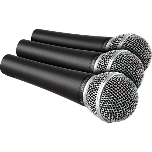Marathon MA-59PAK3 Dynamic Handheld Microphone Package (Set of 3)