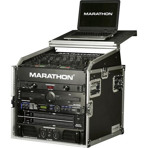 Marathon MA-M8ULT Flight Road Slant Mixer Combo with Laptop Case