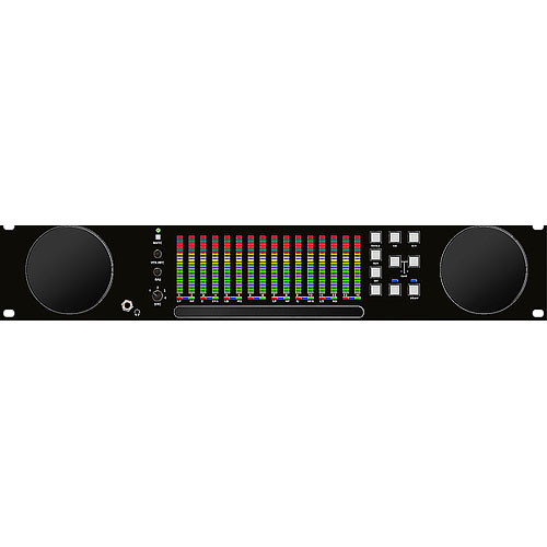 Marshall Electronics ARDM2B 16 Channel Audio Monitor with Colored LCD