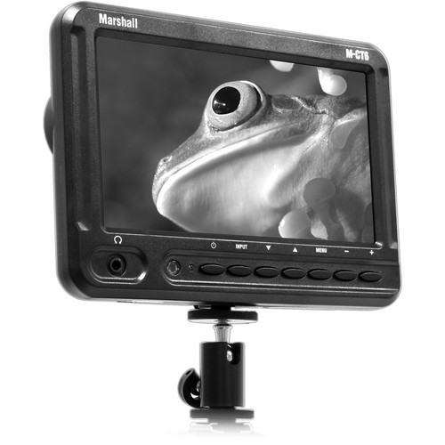 Marshall Electronics M-CT6 6.2" Monitor with Canon LP-E6 Type Battery Kit
