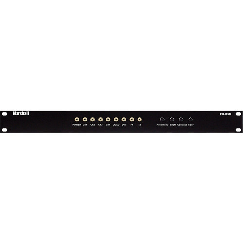 Marshall Electronics Quad Viewer Control Box (1 RU Mount Enclosure)