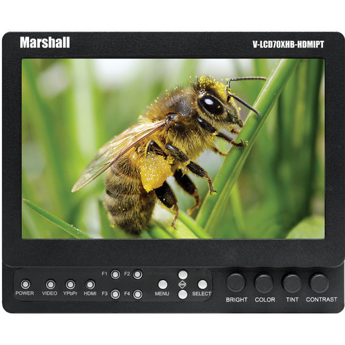 Marshall Electronics 7" Field / Camera-Top LCD Monitor (Sony B Series)