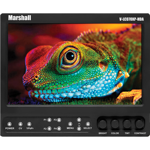 Marshall Electronics V-LCD70XP-HDA-PV 7" LCD Field Monitor w/Panasonic PV Mount