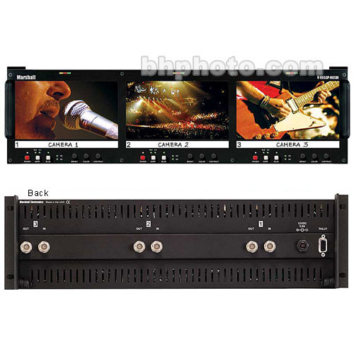 Marshall Electronics Triple HD-SDI/SD-SDI Monitor Set