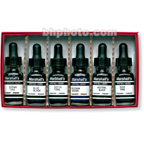 Marshall Retouching Spot-All 6BT Retouching Kit for Black & White Prints