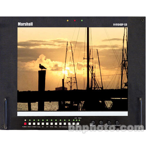 Marshall Electronics V-R104DP-SD 10.4" SDI Field Monitor with Multiformat Inputs