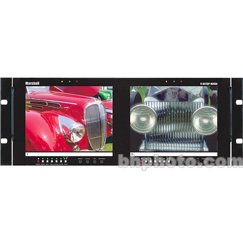 Marshall Electronics V-R82DP-HDSDI Dual Rack-Mountable 8.4" LCDs