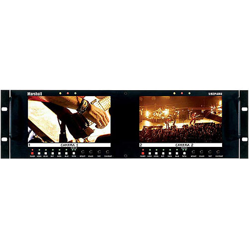 Marshall Electronics V-R902DP-AFHD 9" Rack Mount High Definition LCDs