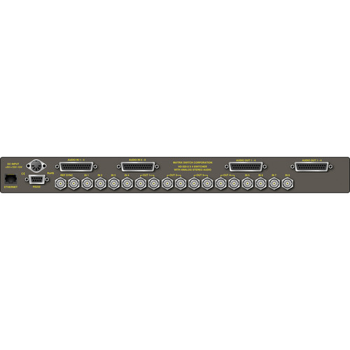 Matrix Switch 8 x 4 HD-SDI/SDI Video Routing Switcher with Stereo Analog Audio