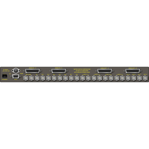Matrix Switch 8 x 8 HD-SDI/SDI Video Routing Switcher with Stereo Analog Audio