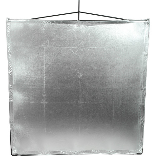 Matthews RoadFlag Fabric, Silver  Lame 48x48"