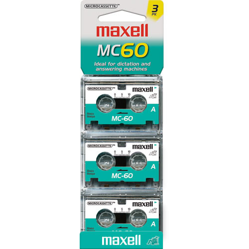 Maxell MC-60 UR Microcassettes (3 pack)