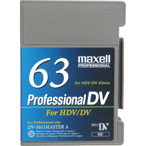 Maxell DV-63 Master A Professional DV Videotape (MIni)