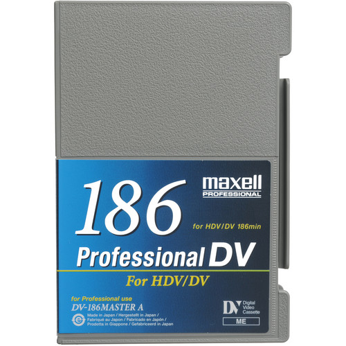 Maxell DV-186 Master A Professional DV Videotape (Large)