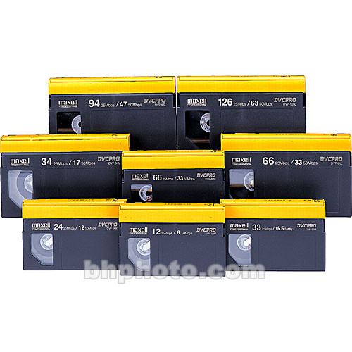 Maxell DVP-33M DVCPRO Cassette (Medium)