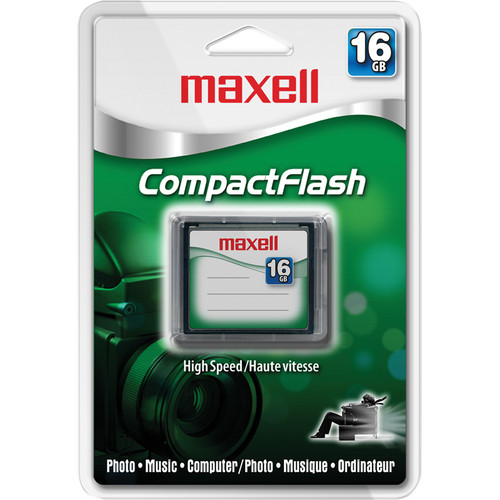 Maxell 16GB CompactFlash Memory Card 133x