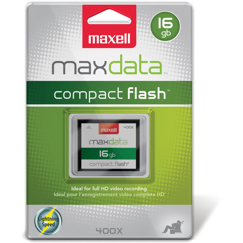 Maxell 16GB CompactFlash Memory Card maxdata 400x