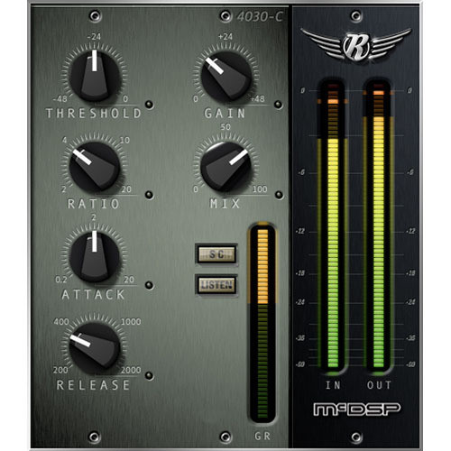 McDSP 4030 Retro Compressor HD v5 - Compressor Plug-In (TDM/RTAS/AU)
