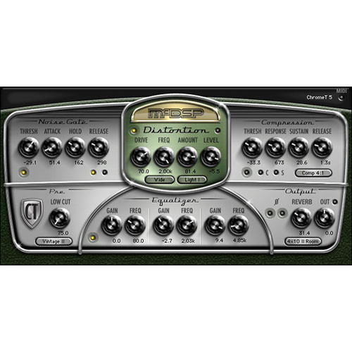 McDSP Chrome Tone HD v5 - Guitar Amp Modeling and Effects (TDM/RTAS)