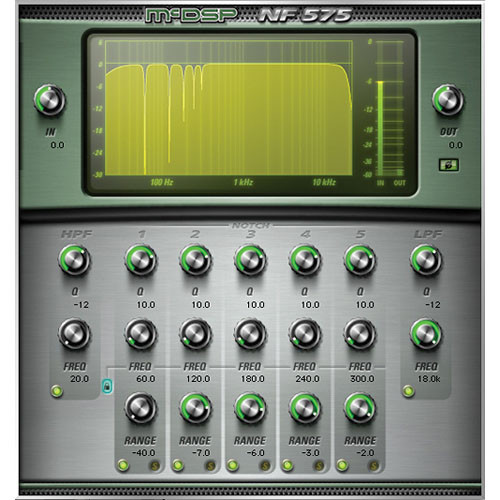 McDSP NF575 HD Noise Filter v5 - High Resolution Filter Set Plug-In (TDM/RTAS/AU)