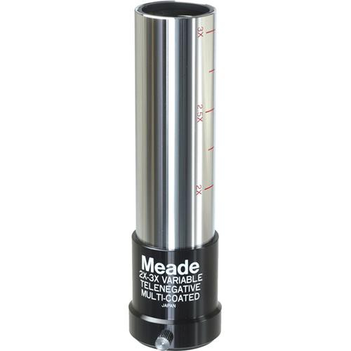 Meade #127 2x-3x Variable-Magnification Barlow Lens (1.25")