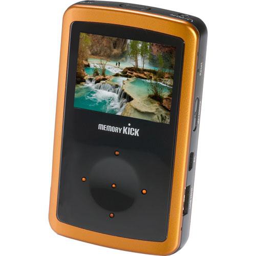 MemoryKick 30GB Media Center Portable Memory Card Reader (Orange)