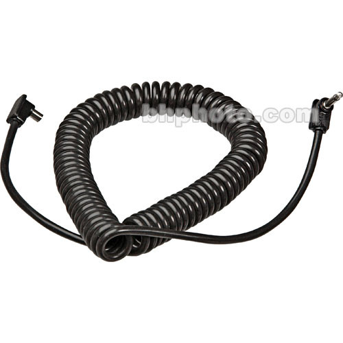 Metz 36-52 PC Male to Sub-Miniphone Sync Cord - Coiled 1-3' (20-80 cm)