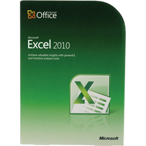 Microsoft Excel  2010 Software