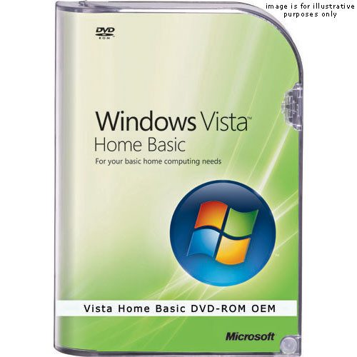 Microsoft Windows Vista Home Basic Edition - DVD-ROM - 66G00649