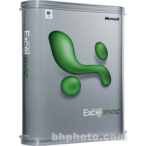 Microsoft Excel 2004 Spreadsheet Software - Mac