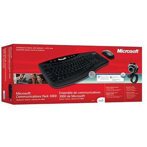 Microsoft Communications Pack 3000 Keyboard, Mouse and LifeCam