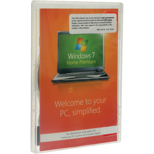 Microsoft Windows 7 Home Premium OEM SP1 32-BIT DSP DVD