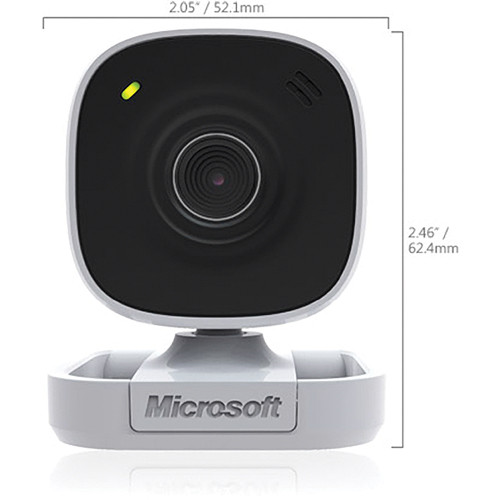 Microsoft LifeCam VX-800 Webcam (Black and Gray) JSD-00001 B&H