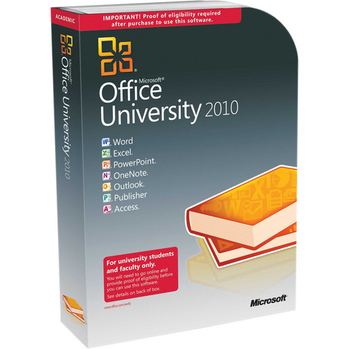 Microsoft Office University 2010 Software Service Pack 1 32-bit