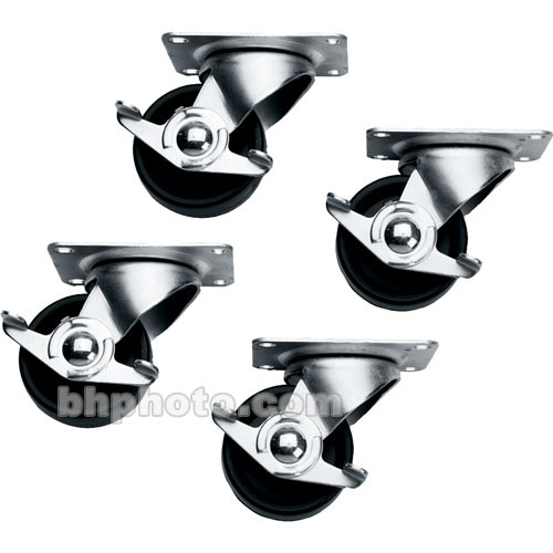 Middle Atlantic Caster Kit for Slim 5 Series (Locking Casters)