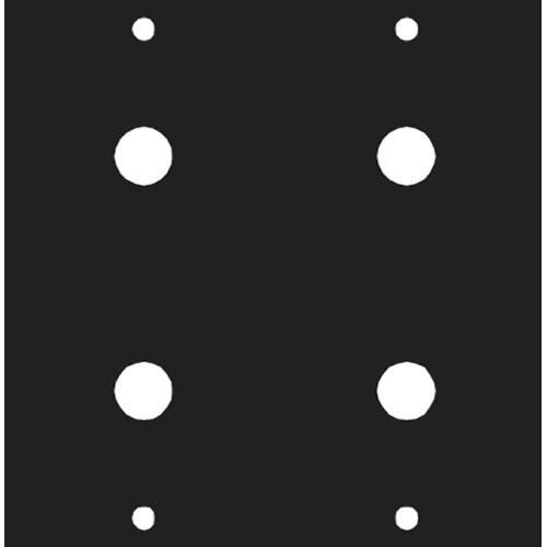 Middle Atlantic Four 7/16" Punchout Panel