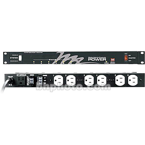 Middle Atlantic PDS-615R 6-Outlet 6-Step Rackmount Sequencer