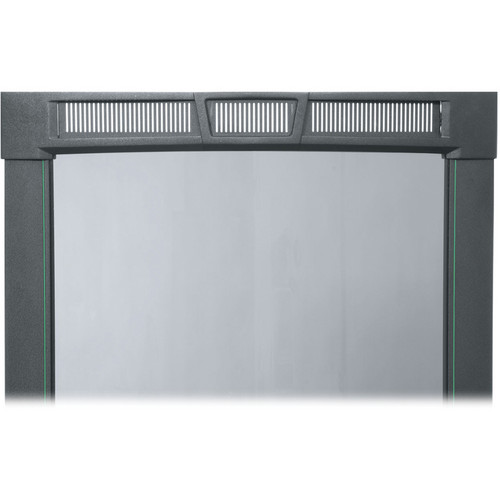 Middle Atlantic PFD-19A Curved Plexiglass Front Door (Black Finish)
