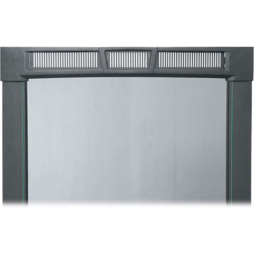 Middle Atlantic PFD-41A Curved Plexiglass Front Door (Black Finish)