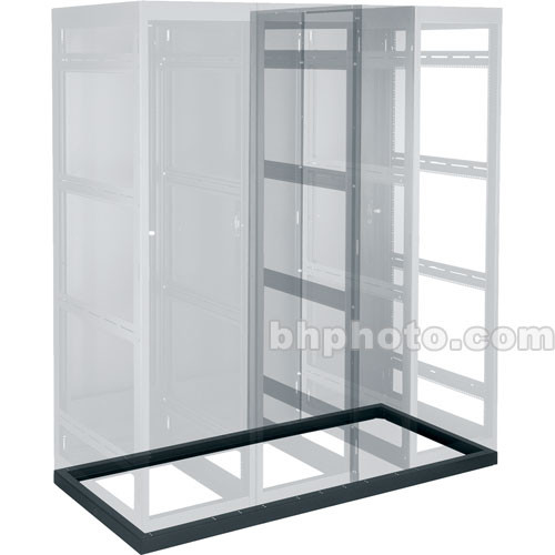 Middle Atlantic 3-Bay RIB Steel Riser Base (Black)