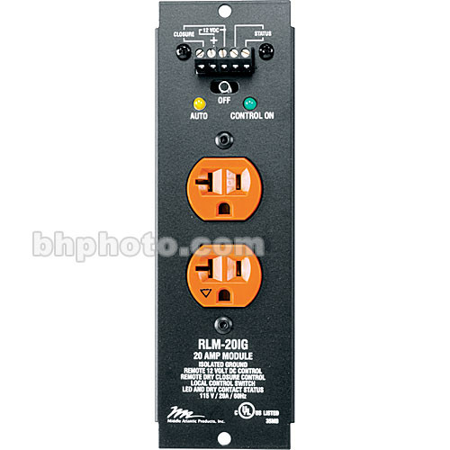 Middle Atlantic RLM-20IG 20A MPR Module