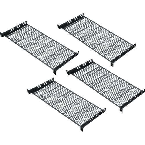 Middle Atlantic UFA-8-4 Device Mounting Rackshelf (1 RU, Set of 4, 8" Depth)