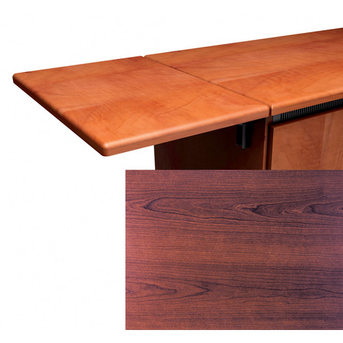 Middle Atlantic Contemporary Style Flip-Up Side Shelf (Aged Cherry Finish)